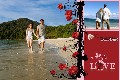 愛情＆ロマンチック photo templates 愛の足跡